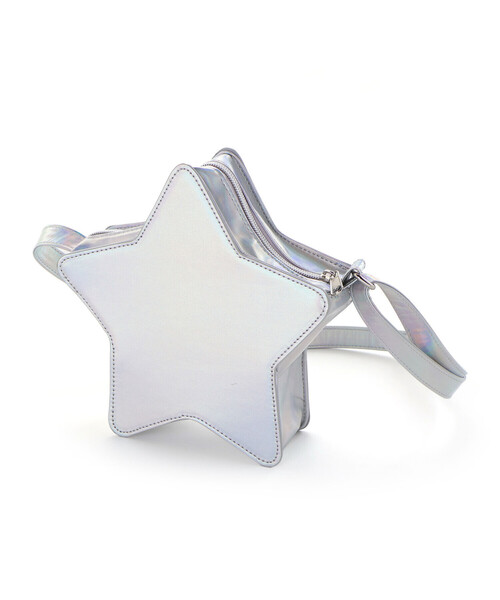 SLAP SLIP（スラップスリップ）の「キラキラ星型ポシェット（ショルダーバッグ・キッズ・ブルー/ピンク・FREE）」の11枚目の写真