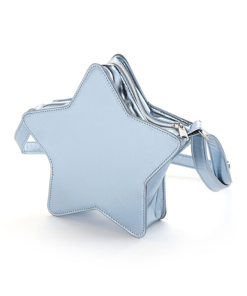 SLAP SLIP（スラップスリップ）の「キラキラ星型ポシェット（ショルダーバッグ・キッズ・ブルー/ピンク・FREE）」の5枚目の写真