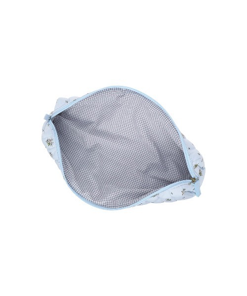 ALEXIA STAM(アリシアスタン)の「Floral Quilted Pouch /フローラル 横長ポーチ(ポーチ・レディース・ブルー/ホワイト・FREE)」の14枚目の写真