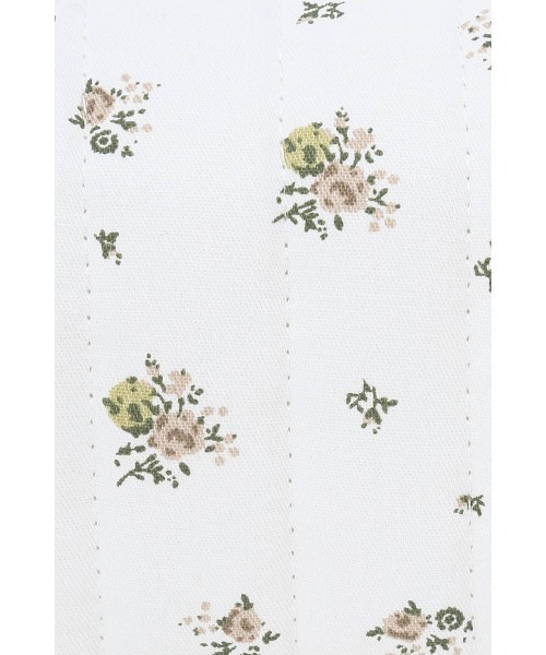 ALEXIA STAM(アリシアスタン)の「Floral Quilted Pouch /フローラル 横長ポーチ(ポーチ・レディース・ブルー/ホワイト・FREE)」の9枚目の写真