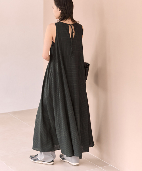 JOURNAL STANDARD（ジャーナルスタンダード）の「VISアサキカプリントワンピース（ワンピース・レディース・ブラウン/グリーン・FREE）」の2枚目の写真