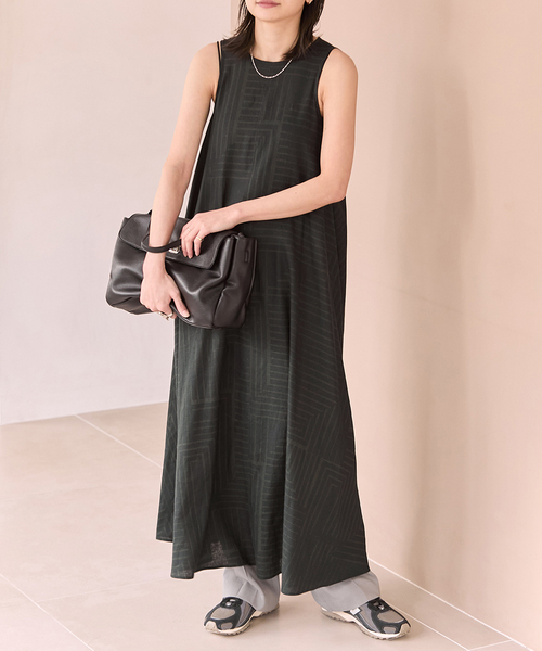 JOURNAL STANDARD（ジャーナルスタンダード）の「VISアサキカプリントワンピース（ワンピース・レディース・ブラウン/グリーン・FREE）」の19枚目の写真