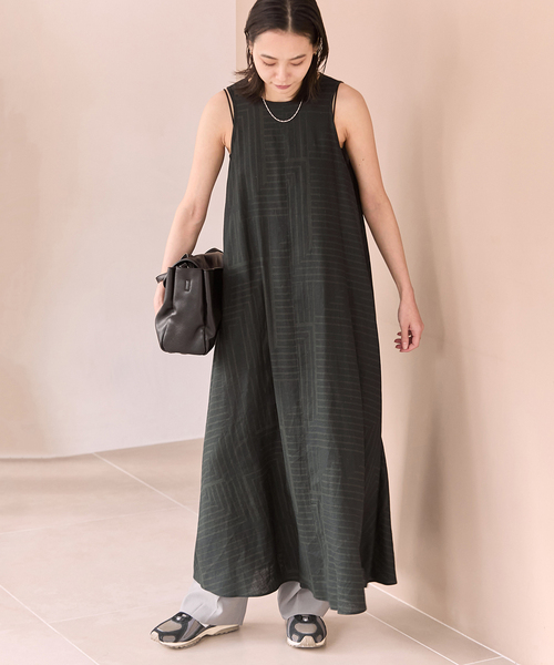 JOURNAL STANDARD（ジャーナルスタンダード）の「VISアサキカプリントワンピース（ワンピース・レディース・ブラウン/グリーン・FREE）」の20枚目の写真