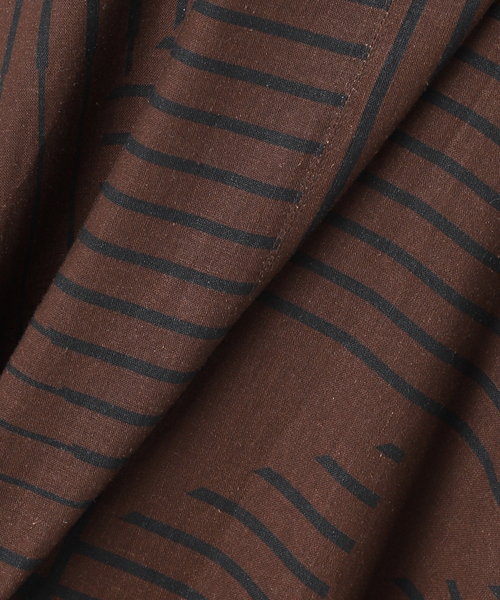 JOURNAL STANDARD（ジャーナルスタンダード）の「VISアサキカプリントワンピース（ワンピース・レディース・ブラウン/グリーン・FREE）」の7枚目の写真