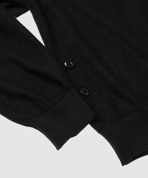LEMAIRE（ルメール）の「TWISTED CARDIGAN（カーディガン/ボレロ・メンズ・ブラック/ブラウン系その他・XS/S/M）」の4枚目の写真