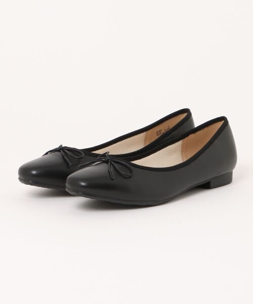ABC-MART(エービーシーマート)の「ABC SELECT エービーシーセレクト SQUARE BALLET スクエアバレエシューズ W5085 BLACK(パンプス・レディース・レッド・X-LARGE/LARGE/MEDIUM/SMALL)」の1枚目の写真