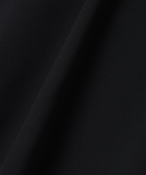 A/C DESIGN BY ALPHA CUBIC(エーシーデザインバイアルファキュービック)の「ストレッチジョーゼットタックブラウス【接触冷感・UVカット・吸水速乾・セットアップ対応】(シャツ/ブラウス・レディース・ベージュ/ブラック・9号/11号/13号)」の6枚目の写真