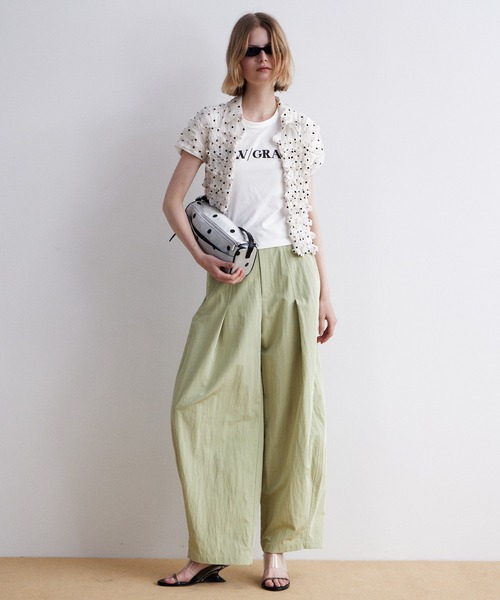 PRE-ORDER】Shirring French Sleeve Shirt/シャーリングフレンチ