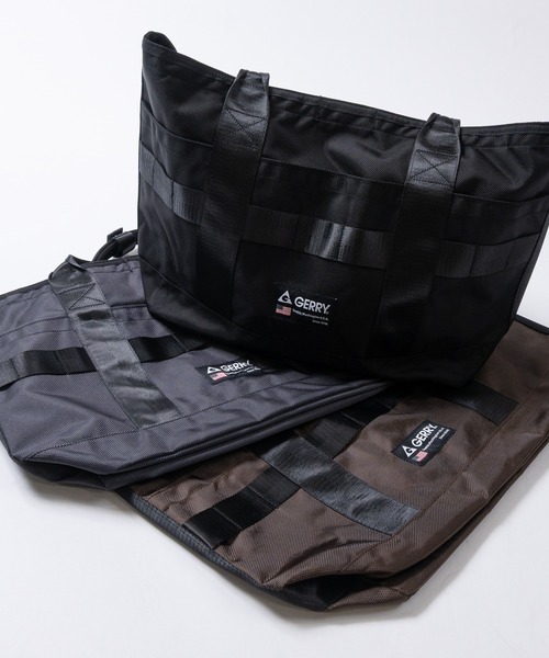 GERRY(ジェリー)の「【Y】〔GERRY/ジェリー〕RUGGEDトートバッグ(トートバッグ・メンズ・ブラウン/チャコールグレー/ブラック・FREE)」の4枚目の写真