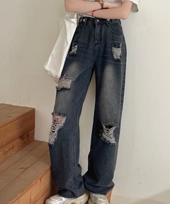 POOLDE/プールデ】Loose Denim Pants/ルーズデニムパンツ（デニム