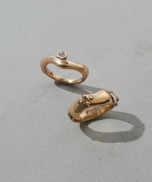 GOLDY(ゴールディ)の「【GOLDY】ヴィンテージ ハート エンベッド セット リング 5260305(リング・レディース・シルバー系その他2/シルバー/ゴールド/ゴールド系その他2・FREE)」の17枚目の写真