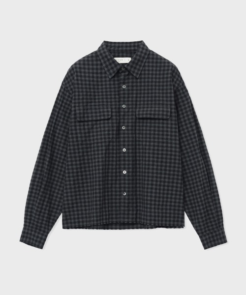 NOUN(ノウン)の「crop shirts (black)(シャツ/ブラウス・メンズ・その他・1/2)」の10枚目の写真