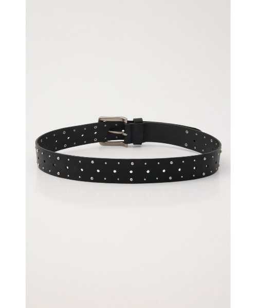 MOUSSY（マウジー）の「TINY STUDDED ベルト（ベルト・レディース・ブラック・FREE）」の3枚目の写真