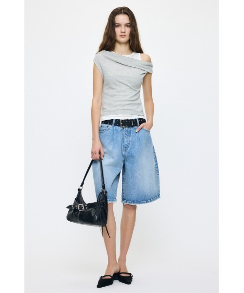 MOUSSY(マウジー)の「TINY STUDDED ベルト(ベルト・レディース・ブラック・FREE)」の9枚目の写真
