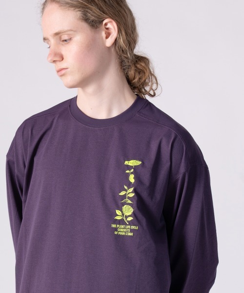 rehacer(レアセル)の「rehacer : Tactical Cycle Pullover CS / タクティカル サイクル プルオーバー カットソー(Tシャツ/カットソー・メンズ・ネイビー/パープル/チャコールグレー/ブラック/アーミー・LARGE/MEDIUM)」の5枚目の写真