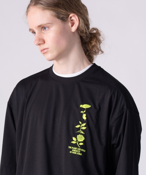 rehacer(レアセル)の「rehacer : Tactical Cycle Pullover CS / タクティカル サイクル プルオーバー カットソー(Tシャツ/カットソー・メンズ・ネイビー/パープル/チャコールグレー/ブラック/アーミー・LARGE/MEDIUM)」の13枚目の写真