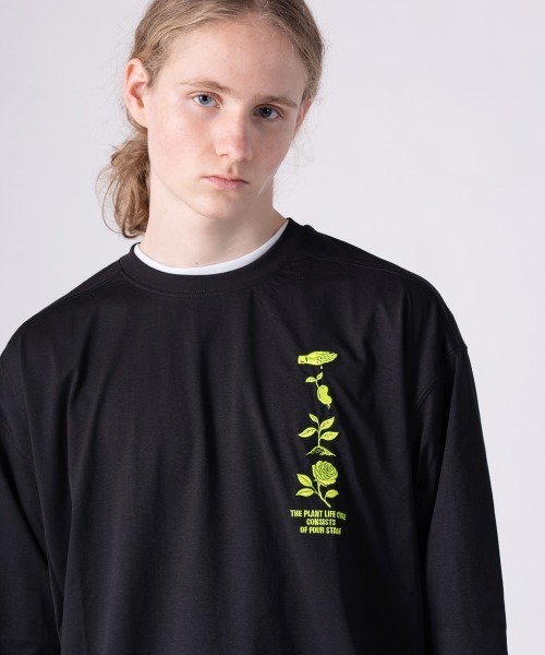 rehacer(レアセル)の「rehacer : Tactical Cycle Pullover CS / タクティカル サイクル プルオーバー カットソー(Tシャツ/カットソー・メンズ・ネイビー/パープル/チャコールグレー/ブラック/アーミー・LARGE/MEDIUM)」の12枚目の写真