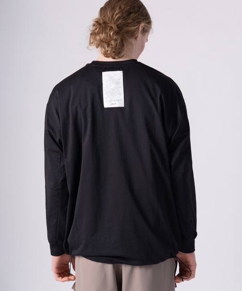 rehacer(レアセル)の「rehacer : Tactical Cycle Pullover CS / タクティカル サイクル プルオーバー カットソー(Tシャツ/カットソー・メンズ・ネイビー/パープル/チャコールグレー/ブラック/アーミー・LARGE/MEDIUM)」の16枚目の写真