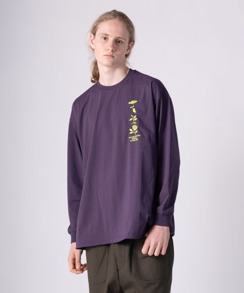 rehacer(レアセル)の「rehacer : Tactical Cycle Pullover CS / タクティカル サイクル プルオーバー カットソー(Tシャツ/カットソー・メンズ・ネイビー/パープル/チャコールグレー/ブラック/アーミー・LARGE/MEDIUM)」の7枚目の写真