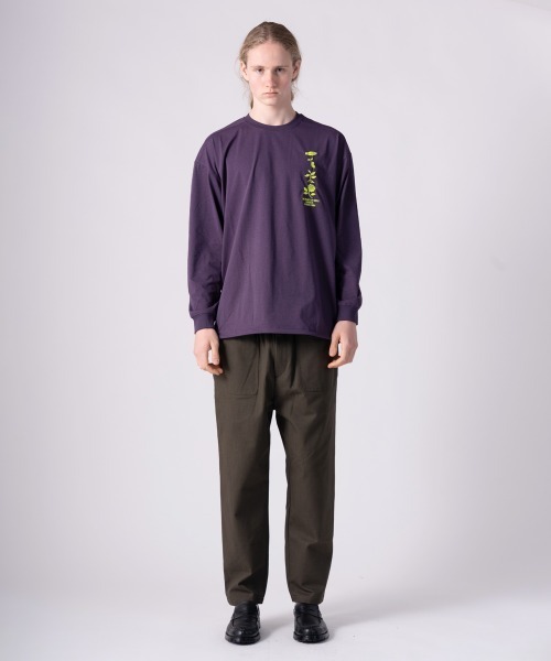 rehacer(レアセル)の「rehacer : Tactical Cycle Pullover CS / タクティカル サイクル プルオーバー カットソー(Tシャツ/カットソー・メンズ・ネイビー/パープル/チャコールグレー/ブラック/アーミー・LARGE/MEDIUM)」の9枚目の写真