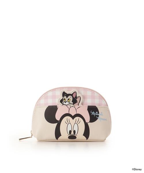 Samantha Thavasa（サマンサタバサ）の「「ミニーマウス」コレクション ポーチ（ポーチ・レディース・ブラック/ピンク・FREE）」の2枚目の写真