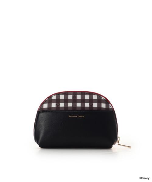 Samantha Thavasa（サマンサタバサ）の「「ミニーマウス」コレクション ポーチ（ポーチ・レディース・ブラック/ピンク・FREE）」の4枚目の写真