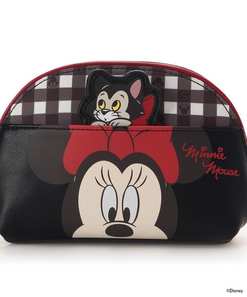 Samantha Thavasa（サマンサタバサ）の「「ミニーマウス」コレクション ポーチ（ポーチ・レディース・ブラック/ピンク・FREE）」の6枚目の写真