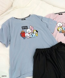BT21（ビーティーイシビル）の「《BT21》半袖 ルームウェア パジャマ 天竺 上下セット（ルームウェア/パジャマ）」