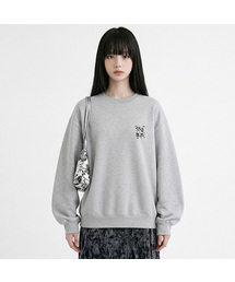 CLOUDY OFF LOGO OVER FIT SWEATSHIRT (3color)