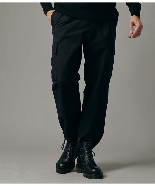 junhashimoto（ジュンハシモト）の「TECH CARGO PANTS（カーゴパンツ・メンズ・ブラック・5）」の2枚目の写真