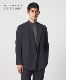 UNITED ARROWS | ポリエステル T＆T ダブル 4ボタン テーラードジャケット UA COZY ウォッシャブル ヨコストレッチ(テーラードジャケット)