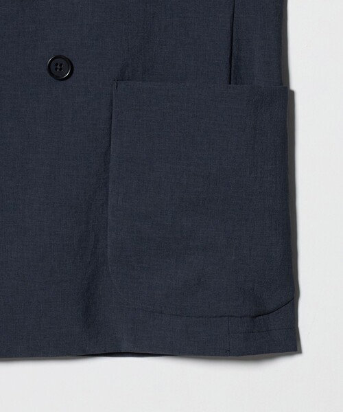 UNITED ARROWS(ユナイテッドアローズ)の「ポリエステル T&T ダブル 4ボタン テーラードジャケット UA COZY ウォッシャブル ヨコストレッチ(テーラードジャケット・メンズ・ネイビー・XXL/XL/S/L/M)」の13枚目の写真