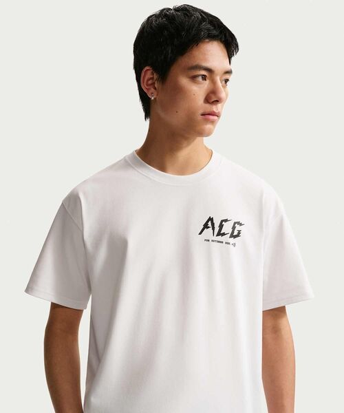 ACG（エィシージー）の「ナイキ ACG メンズ Dri-FIT Tシャツ / Nike ACG Men's Dri-FIT T-Shirt IH1315-121 Summit White（Tシャツ/カットソー・メンズ・アイボリー・XL/2XL/S/M/L）」の11枚目の写真