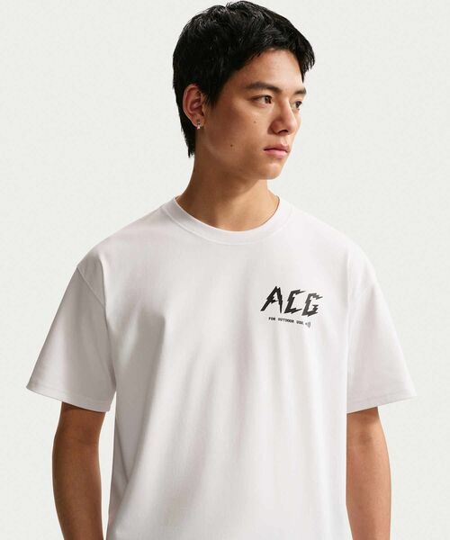 ACG（エィシージー）の「ナイキ ACG メンズ Dri-FIT Tシャツ / Nike ACG Men's Dri-FIT T-Shirt IH1315-121 Summit White（Tシャツ/カットソー・メンズ・アイボリー・XL/2XL/S/M/L）」の10枚目の写真