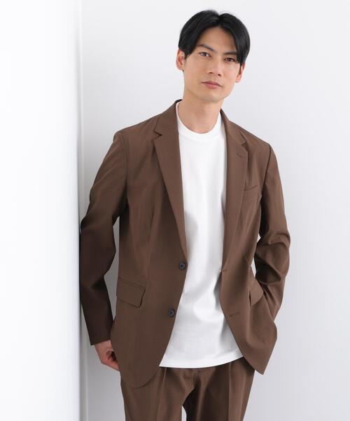 NANO universe(ナノユニバース)の「「Damerino」 BreezeCool(R) 軽量セットアップ/高通気・吸水速乾(セットアップ・メンズ・ブラウン/ダークグリーン/ダークネイビー・M/S/XL/L)」の4枚目の写真