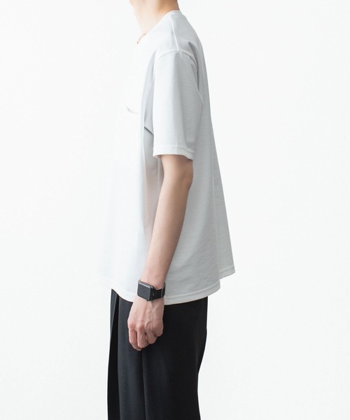 ATTACHMENT(アタッチメント)の「【 LIMITED 】コットンコンプレッシャー レギュラーフィットTEE S/S / COMPRESSED COTTON REGULAR FIT TEE S/S(Tシャツ/カットソー・メンズ・ホワイト/ブラック・4/3/2/1)」の10枚目の写真