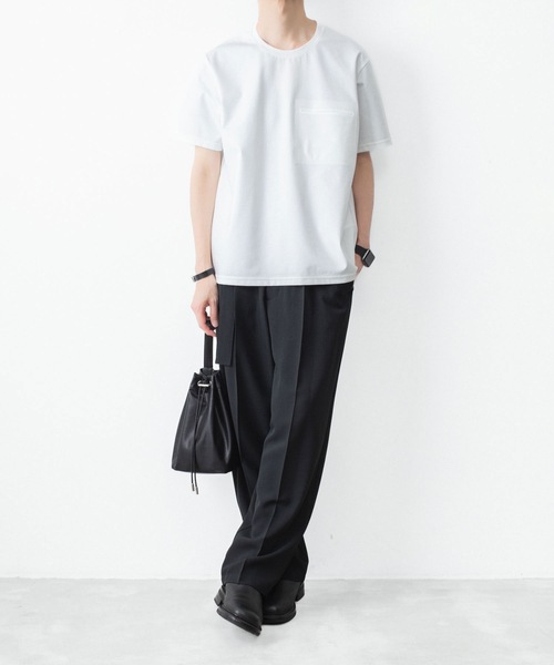 ATTACHMENT(アタッチメント)の「【 LIMITED 】コットンコンプレッシャー レギュラーフィットTEE S/S / COMPRESSED COTTON REGULAR FIT TEE S/S(Tシャツ/カットソー・メンズ・ホワイト/ブラック・4/3/2/1)」の15枚目の写真