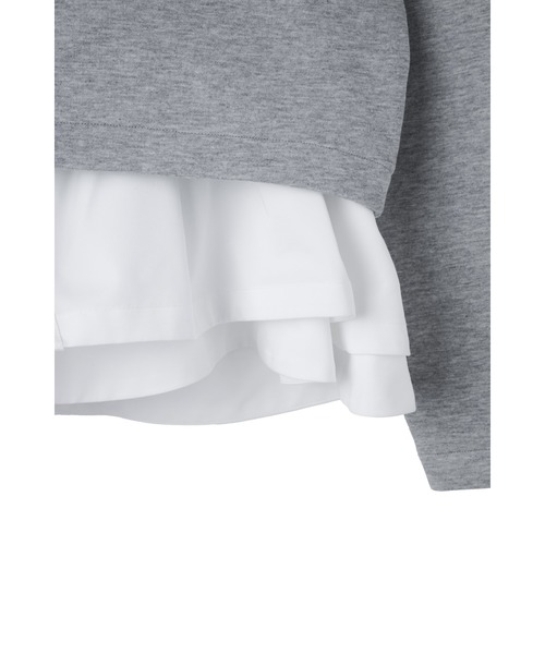 Her lip to(ハーリップトゥー)の「Amovible Peplum Top(スウェット・レディース・グレー・S/M)」の10枚目の写真