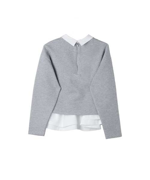 Her lip to(ハーリップトゥー)の「Amovible Peplum Top(スウェット・レディース・グレー・S/M)」の9枚目の写真
