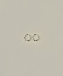 〈LOINE〉金属アレルギー対応 / ステンレス / シンプル フープピアス 14mm