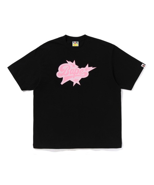 A BATHING APE（アベイシングエイプ）の「BAPE STA LOGO RELAXED FIT TEE（Tシャツ/カットソー・メンズ・サックスブルー/ブラック/ホワイト・X-LARGE/XX-LARGE/MEDIUM/SMALL/LARGE）」の2枚目の写真