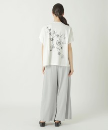ZUCCa | (S)DRAWING FLOWER PRINT T / S(Tシャツ/カットソー)