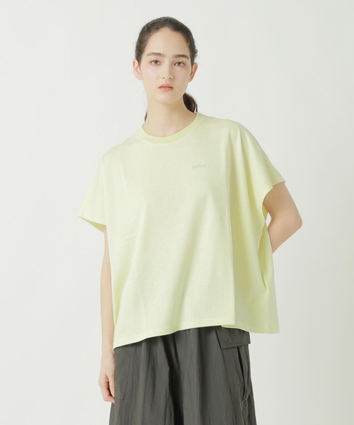 ZUCCa(ズッカ)の「(S)DRAWING FLOWER PRINT T / S(Tシャツ/カットソー・レディース・ホワイト/ブラック/イエロー・M size)」の7枚目の写真