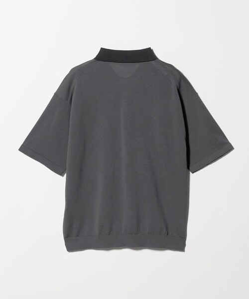 BEAUTY&YOUTH UNITED ARROWS(ビューティーアンドユースユナイテッドアローズ)の「クレイジーパターン ギマ ショートスリーブ ポロニット ウォッシャブル(ニット/セーター・メンズ・ライトグレー/ダークグレー・L/M/S/XL)」の13枚目の写真