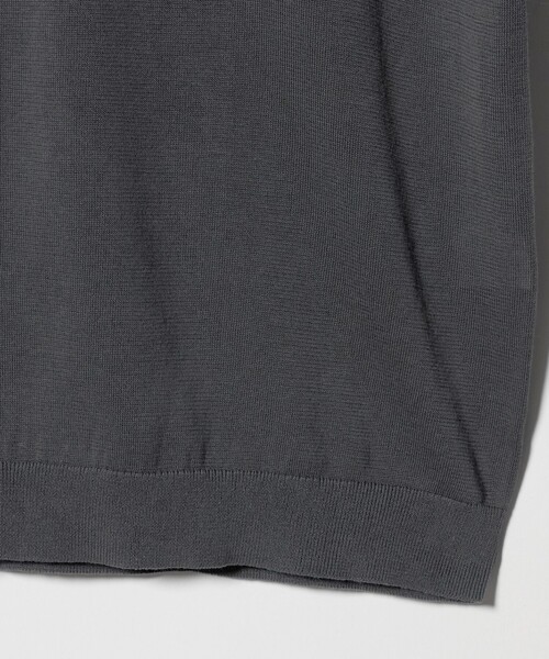 BEAUTY&YOUTH UNITED ARROWS(ビューティーアンドユースユナイテッドアローズ)の「クレイジーパターン ギマ ショートスリーブ ポロニット ウォッシャブル(ニット/セーター・メンズ・ライトグレー/ダークグレー・L/M/S/XL)」の16枚目の写真