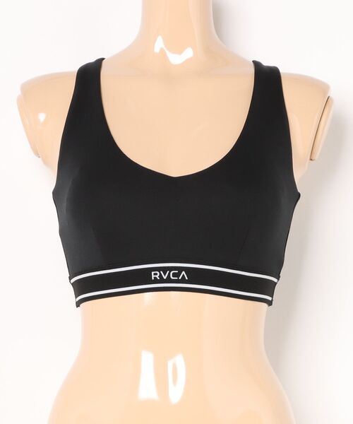 RVCA(ルーカ)の「【RVCA/ルーカ】RVCA UTILITY SPORT B/4WAYストレッチ・吸水速乾・UPF50+UVプロテクトブラトップ(スポーツブラ・レディース・ブラック・SMALL/MEDIUM)」の2枚目の写真