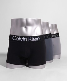 Calvin Klein（カルバン・クライン）の「【Calvin Klein/カルバンクライン】ワンポイントロゴ ローライズ ボクサーパンツ 3枚セット（ボクサーパンツ）」