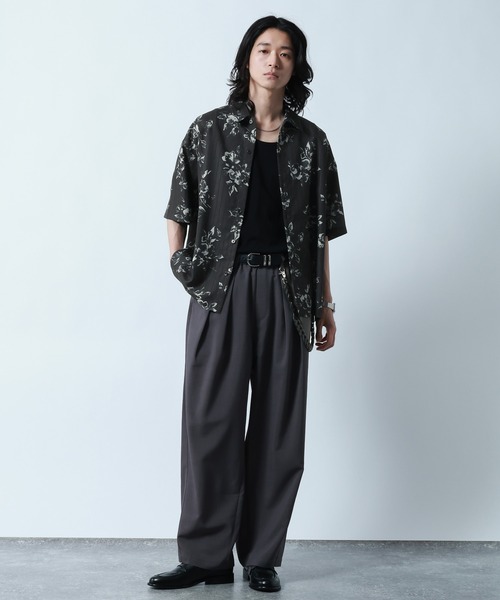 RAGEBLUE(レイジブルー)の「Sheer Pattern Print Shirt/スカシ総柄プリントシャツ(シャツ/ブラウス・メンズ・ホワイト系その他/ブルー系その他/ブラック系その他・LARGE/MEDIUM)」の10枚目の写真