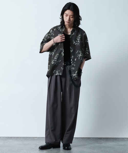RAGEBLUE(レイジブルー)の「Sheer Pattern Print Shirt/スカシ総柄プリントシャツ(シャツ/ブラウス・メンズ・ホワイト系その他/ブルー系その他/ブラック系その他・LARGE/MEDIUM)」の11枚目の写真