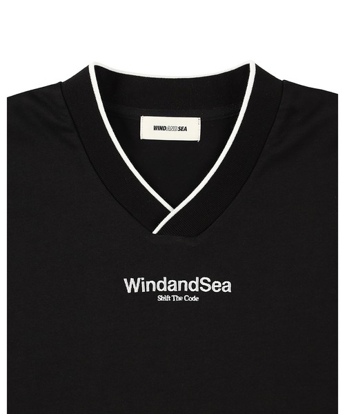 V-NECK LINE TEE（Tシャツ/カットソー）｜WIND AND SEA（ウィン